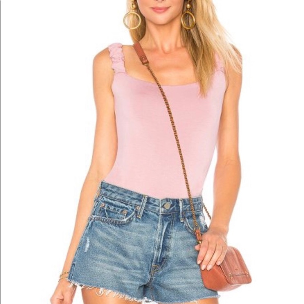 Pink bodysuit sz xs never worn